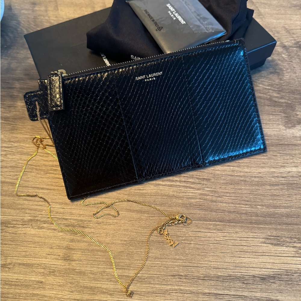 Saint Laurent wristlet